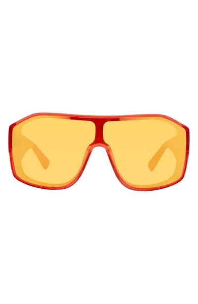 Kurt Geiger London Mask Sunglasses In Red
