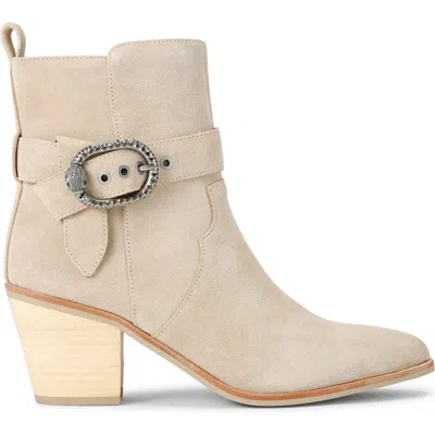 Kurt Geiger London Mayfair Belt Bootie In Neutral