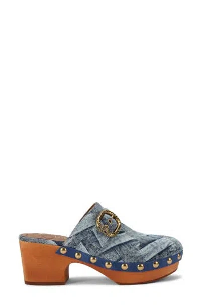 KURT GEIGER KURT GEIGER LONDON MAYFAIR DENIM CLOG