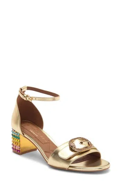 Kurt Geiger London Mayfair Eagle Block Heel Sandal