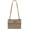Kurt Geiger London Medium Kensington Crystal Embellished Crossbody Bag In Brown