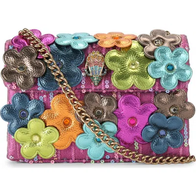 Kurt Geiger London Medium Kensington Daisy Convertible Shoulder Bag In Open Pink