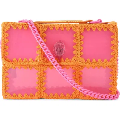 Kurt Geiger London Medium Kensington Shoulder Bag In Blue