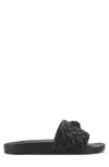 Kurt Geiger London Meena Eagle Slide Sandal In Black