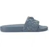 Kurt Geiger Women's Meena Eagle Slide Sandals In Grey