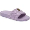 Kurt Geiger London Meena Eagle Slide Sandal In Light/pastel Purple