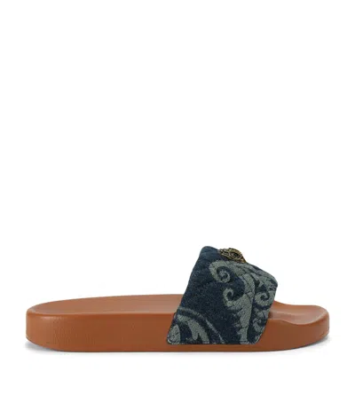 Kurt Geiger London Meena Eagle Slides In Blue