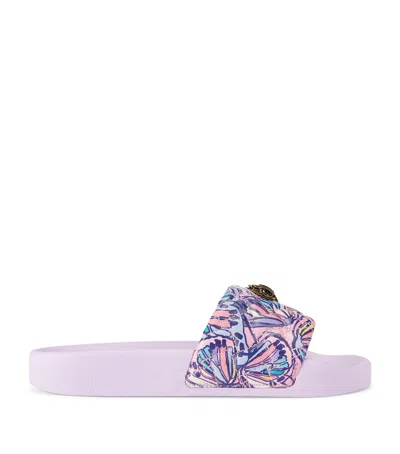 Kurt Geiger London Meena Eagle Slides In Purple