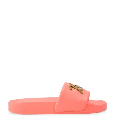Kurt Geiger London Meena Logo Slides In Pink
