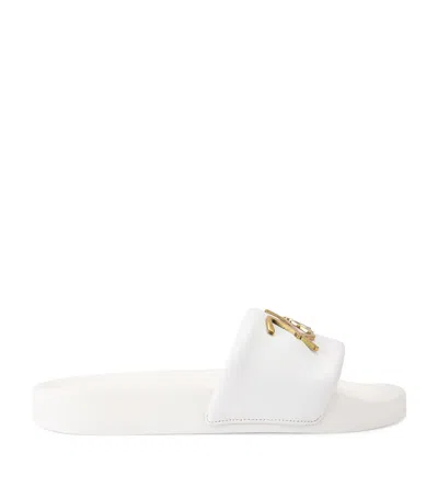 Kurt Geiger London Meena Logo Slides In White