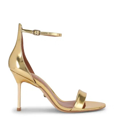 Kurt Geiger London Metallic Leather Bank Sandals In Multi