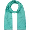 Kurt Geiger London Metallic Rainbow Oblong Scarf In Green