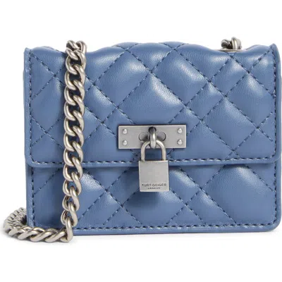 Kurt Geiger London Micro Birxton Convertible Shoulder Bag In Blue