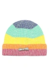 Kurt Geiger London 2-pack Micro Bow Cuff Beanie In Rainbow