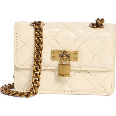 Kurt Geiger London Micro Brixton Crossbody Bag In Neutral