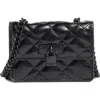 Kurt Geiger London Micro Brixton Quilted Shoulder Bag In Black