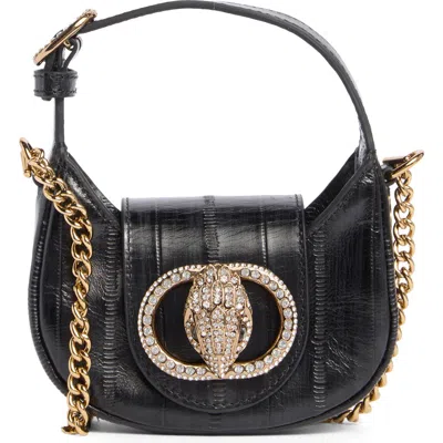 Kurt Geiger London Micro Chelsea Hobo Bag In Black