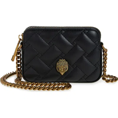 Kurt Geiger London Micro Kensington Camera Bag In Burgundy