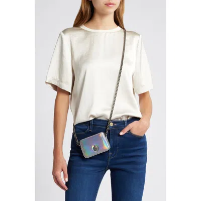 Kurt Geiger London Micro Kensington Camera Bag In Open Grey