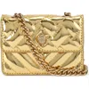 Kurt Geiger London Micro Kensington Crossbody Bag In Gold