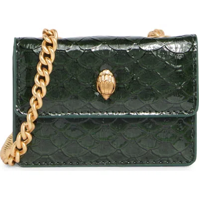 Kurt Geiger London Micro Kensington Crossbody Bag In Green