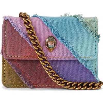 Kurt Geiger London Micro Kensington Denim Crossbody Bag In Open Miscellaneous