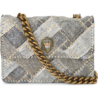 Kurt Geiger London Micro Kensington Faux Leather Crossbody Bag In Yellow
