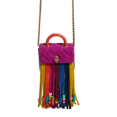 Kurt Geiger London Micro Kensington Fringe Crossbody Bag