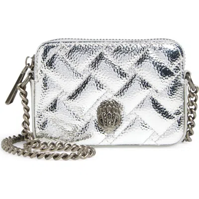 Kurt Geiger London Micro Kensington Metallic Faux Leather Camera Bag