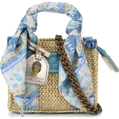 Kurt Geiger London Micro Southbank Tote In Open Beige