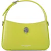 Kurt Geiger London Mini Bond Leather Top Handle Bag In Green