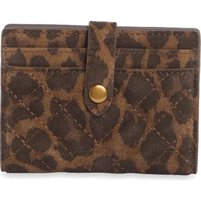 Kurt Geiger London Mini Brixton Bifold Wallet In Brown Leopard