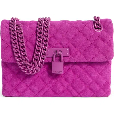 Kurt Geiger London Mini Brixton Lock Crossbody Bag In Pink