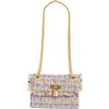 Kurt Geiger London Mini Brixton Lock Shoulder Bag In Light/pastel Purple