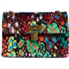 Kurt Geiger London Mini Brixton Velvet Crossbody Bag In Multi