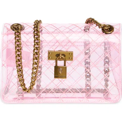 Kurt Geiger London Mini Brixton Vinyl Convertible Shoulder Bag In Light/ Pastel Pink