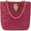 Kurt Geiger London Mini Crystal Embellished Party Tote In Pink