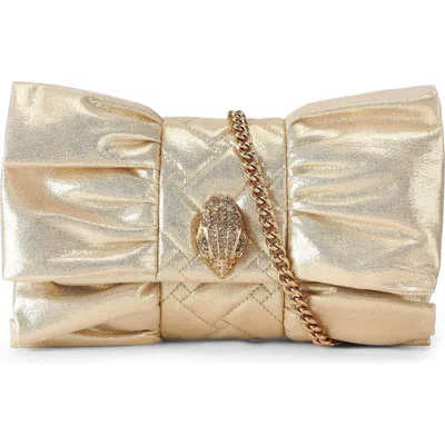 Kurt Geiger London Mini Kensington Bow Crossbody Bag In Brown