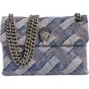 Kurt Geiger London Mini Kensington Denim Convertible Crossbody Bag