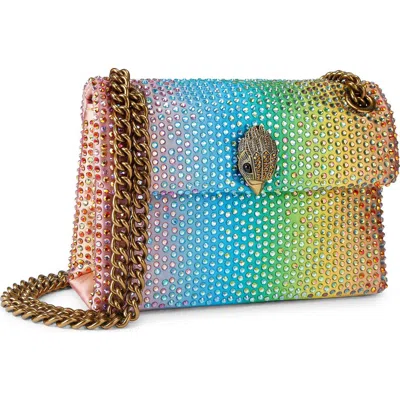 Kurt Geiger London Mini Kensington Fabric Convertible Crossbody Bag In Multi