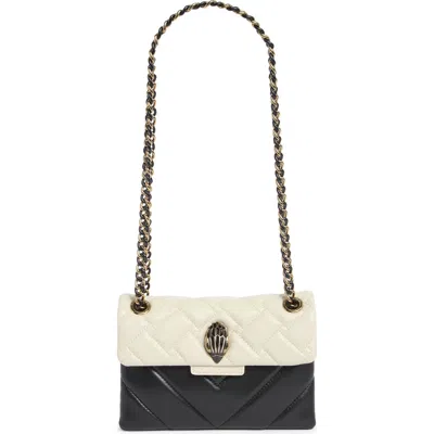 Kurt Geiger London Mini Kensington Leather Convertible Shoulder Bag In Gray