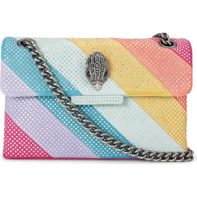 Kurt Geiger London Mini Kensington Leather Crossbody Bag In Multicolour