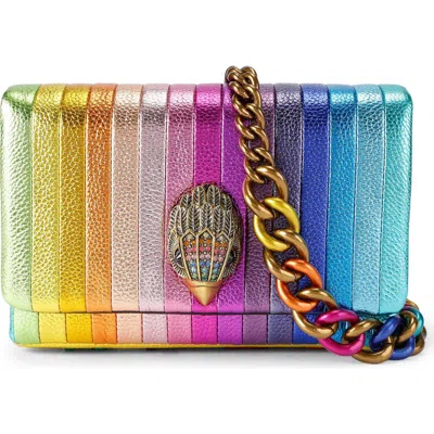 Kurt Geiger London Mini Kensington Leather Crossbody Bag In Multi