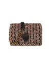 Kurt Geiger London Mini Kensington Multicolored Crossbody Bag In Gold
