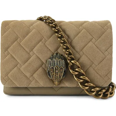 KURT GEIGER KURT GEIGER LONDON MINI KENSINGTON QUILTED LEATHER CONVERTIBLE CROSSBODY BAG