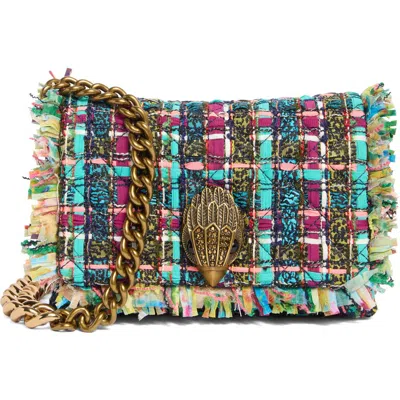 Kurt Geiger London Mini Kensington Shoulder Bag In Purple Multi