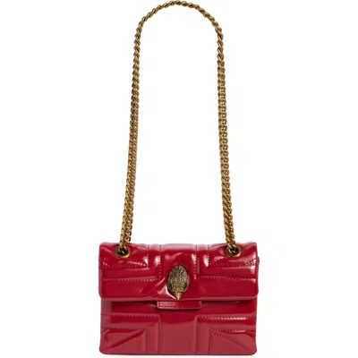 Kurt Geiger London Mini Kensington Union Jack Crossbody Bag In Red