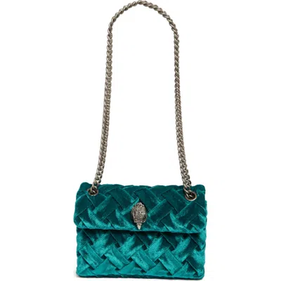 Kurt Geiger London Mini Kensington Velvet Shoulder Bag