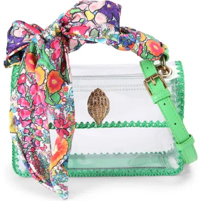 Kurt Geiger London Mini Kensington Vinyl Clear Crossbody Bag In Multi