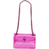 Kurt Geiger London Mini Kensington Vinyl Convertible Clear Crossbody Bag
